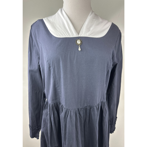 Scarlet Darkness Colonial Prairie Renaissance Ren Fair Costume Dress Cosplay 2XL - Picture 5 of 15